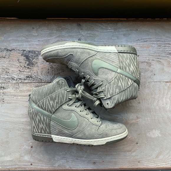 Nike Dunk Sky Hi hidden wedge sneaker | size 10 - Picture 2 of 7